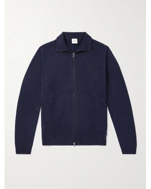Bogner Dexter Wool And Cashmere-blend Zip-up Ski Mid-layer - Blue