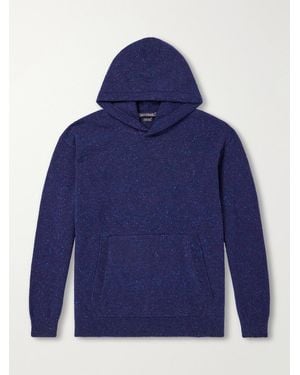 Begg x Co Brennan Cashmere Hoodie - Blue