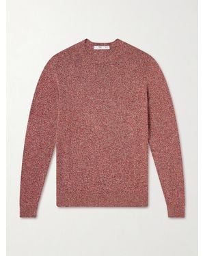 Inis Meáin Linen And Cotton-blend Jumper - Red