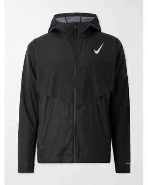 Nike Aerogami Logo-Print Storm-Fit Jacket - Black