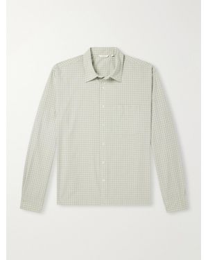 Aimé Leon Dore Checked Poplin Shirt - White