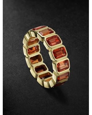 42 Suns 14-Karat Sapphire Eternity Ring - Black