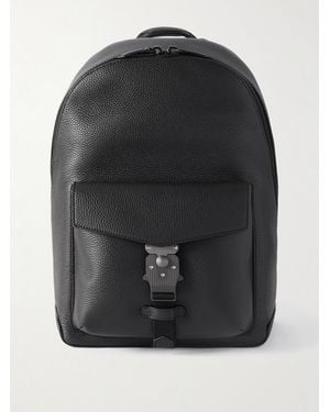 Montblanc M-Lock 4810 Full-Grain Leather Backpack - Black