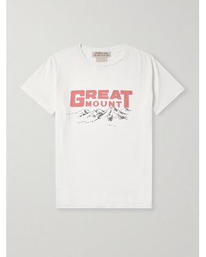 Remi Relief T-Shirt aus Baumwoll-Jersey mit Print - Weiß