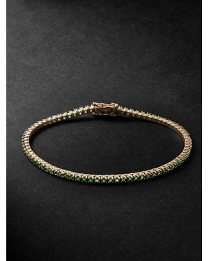KOLOURS JEWELRY Spectra 14-Karat Emerald Tennis Bracelet - Black