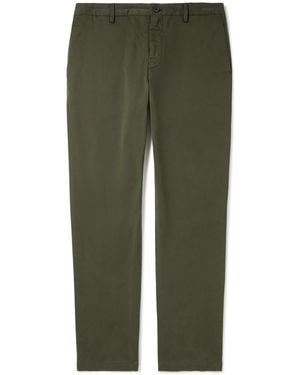 Paul Smith Straight-Leg Cotton-Blend Pants - Green