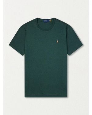 Polo Ralph Lauren Logo-embroidered Cotton-jersey T-shirt - Green