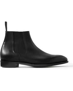 George Cleverley Jason Leather Chelsea Boots - Black