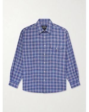 FRIZMWORKS Checked Woven Shirt - Blue