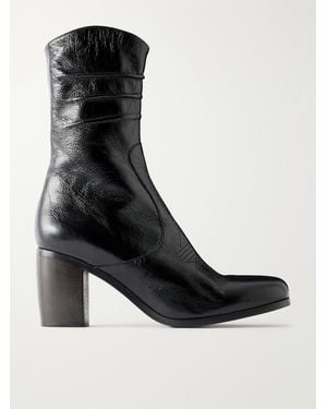 Enfants Riches Deprimes Radiation Leather Chelsea Boots - Black