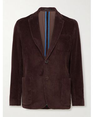 Paul Smith Slim-Fit Unstructured Cotton-Corduroy Suit Jacket - Brown