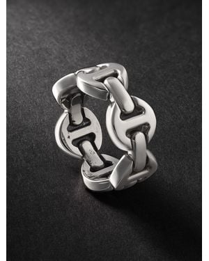 Hoorsenbuhs Tri-Link Sterling Ring - Black