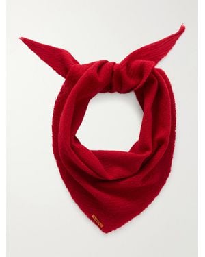 Barena Virgin Wool Scarf - Red