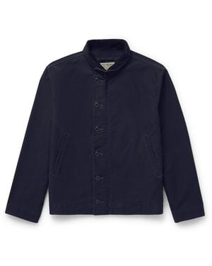 RRL Jungle Cloth Deck Jacket in Blue for Men | Lyst