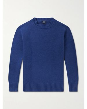 William Lockie Wool Jumper - Blue