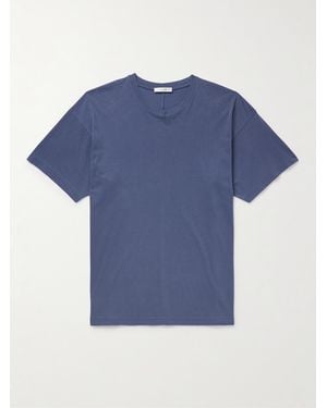 The Row Lawson Organic Cotton-Jersey T-Shirt - Blue