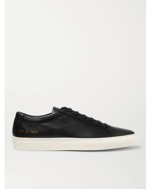 Common Projects Original Achilles Sneakers aus vollnarbigem Leder - Schwarz