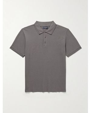 Frescobol Carioca Horacio Cotton-Piqué Polo Shirt - Grey