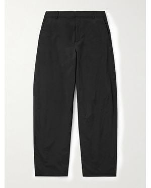 Amomento Straight-leg Taffeta Trousers - Black