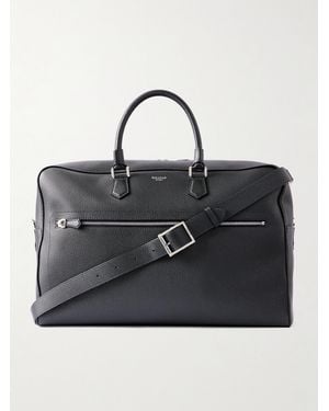 Serapian Full-Grain Leather Holdall - Black