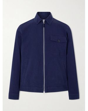 Hartford Danny Cotton Jacket - Blue