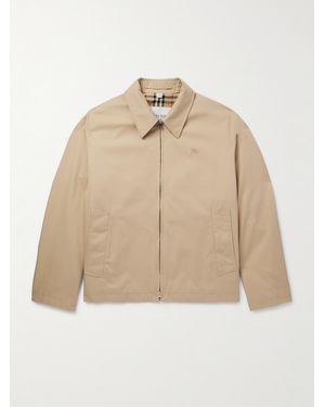 Burberry Jacket With Collar - Natural