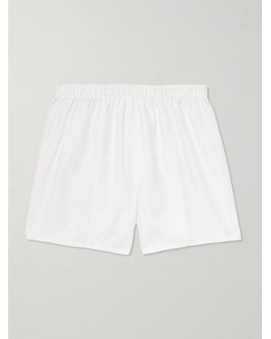 CDLP Tencel Lyocell-Poplin Boxer Shorts - White