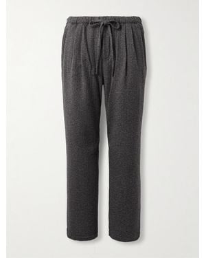 Massimo Alba Key West Straight-Leg Herringbone Cashmere And Wool-Blend Suit Trousers - Grey