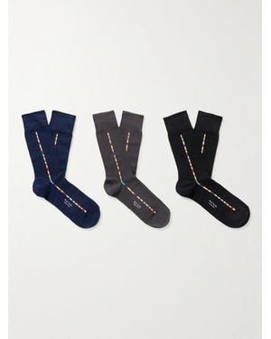 Paul Smith Confezione Da Tre Paia Di Calze - Blu