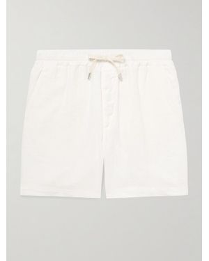 Altea Shorts A Gamba Dritta - Bianco