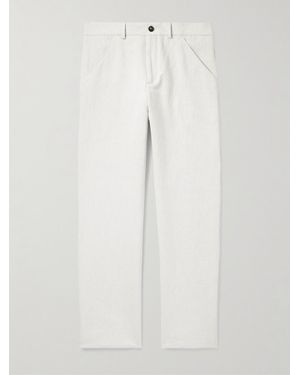 Incotex Pantaloni A Gamba Dritta - Bianco