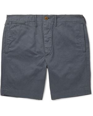 RRL Slim-Fit Cotton-Twill Chino Shorts - Blue