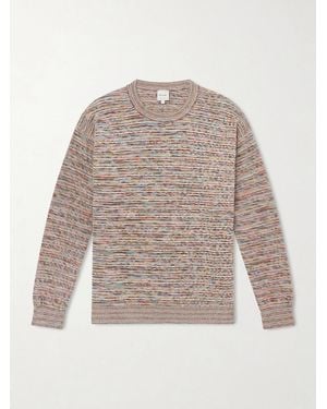 Paul Smith Knitted Organic Cotton Jumper - White