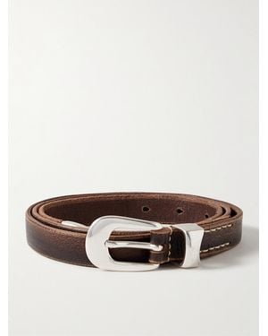 Our Legacy 2Cm Full-Grain Leather Belt - Brown