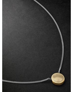 Eera Smile And Pendant Necklace - Black
