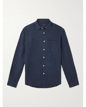 Portuguese Flannel Linen Shirt - Blue