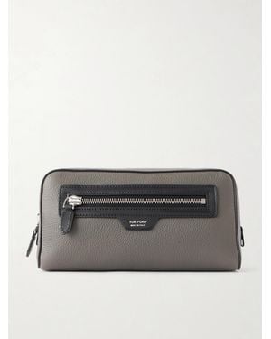 Tom Ford Soft Leather Vanity Case - Grey