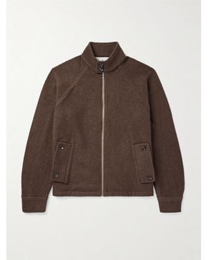 Kartik Research Wool Harrington Jacket - Brown