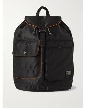 Porter-Yoshida and Co Tanker Nylon Backpack - Black