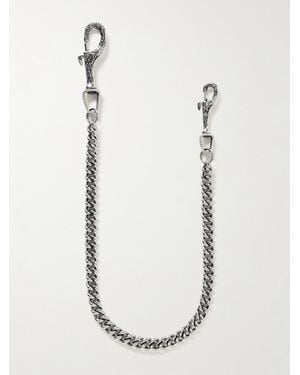 Enfants Riches Deprimes Engraved Wallet Chain - White