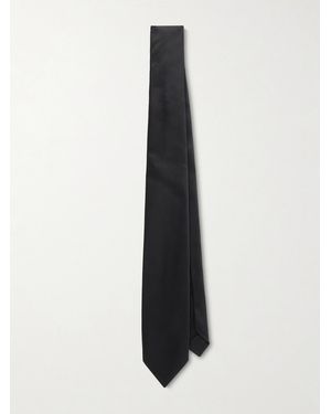 Charvet Silk-jacquard Tie - White