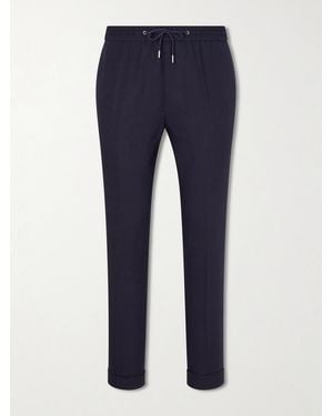 Paul Smith Straight-leg Linen Trousers - Blue