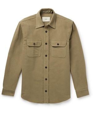 James Purdey & Sons Cotton-Moleskin Overshirt - Green