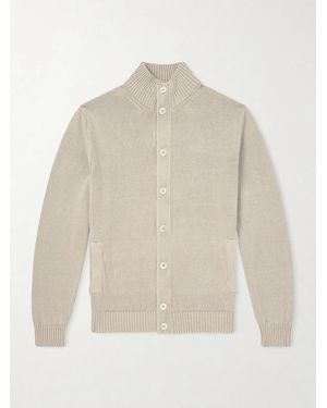 Slowear Linen And Cotton-Blend Cardigan - Natural