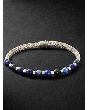 John Hardy Sterling Multi-Stone Beaded Bracelet - Black
