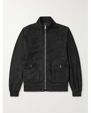 Valstar Ino Reversible Suede And Shell Jacket - Black