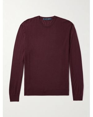 Kiton Wool Jumper - Purple