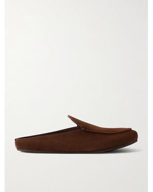 VINNY'S Donnie Suede Loafers - Brown