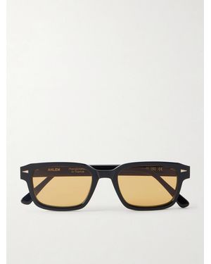 Ahlem Rive Gauche Square-Frame Acetate Sunglasses - Black