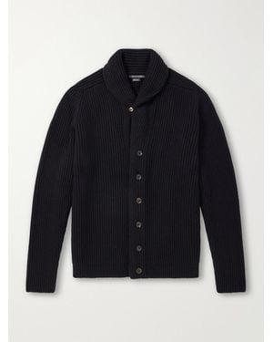 Begg x Co Yacht Cashmere Cardigan - Blue